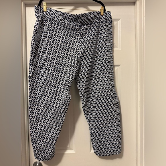 Ingredients Blue and White Patterned Pants - Picture 3 of 6